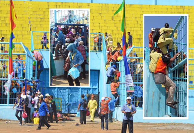 Peserta PENAS 2014 Jebol Pagar karena Kepanasan